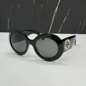 NEW GUCCI GG1647S 007 WOMEN SUNGLASSES GUCCI GG 1647S 007 ROUND BLACK EYEWEAR s-l400.jpg main image 3